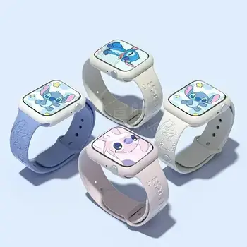 熱門可愛史迪奇錶帶,適用於蘋果手錶 38mm/40mm/41mm/42mm/43mm/44mm 錶帶,動漫矽膠運動錶帶,適用於 iWatch 8 Ultra,全新 8 最佳銷售 蘋果手錶迪士尼 - №2