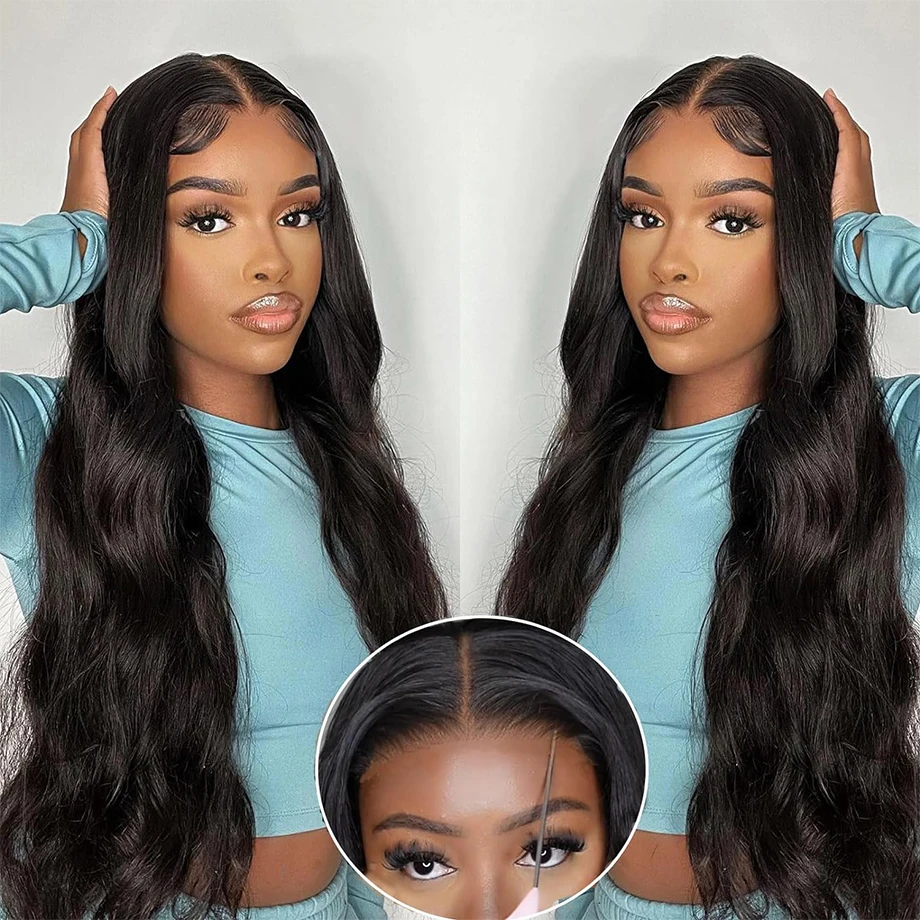 

Glueless Pre Cut Lace Wig Body Wave 9x6 7x5 Lace Closure Human Hair Wigs for Black Women 4x6 5x5 Transparent Wig Ready to Wear
