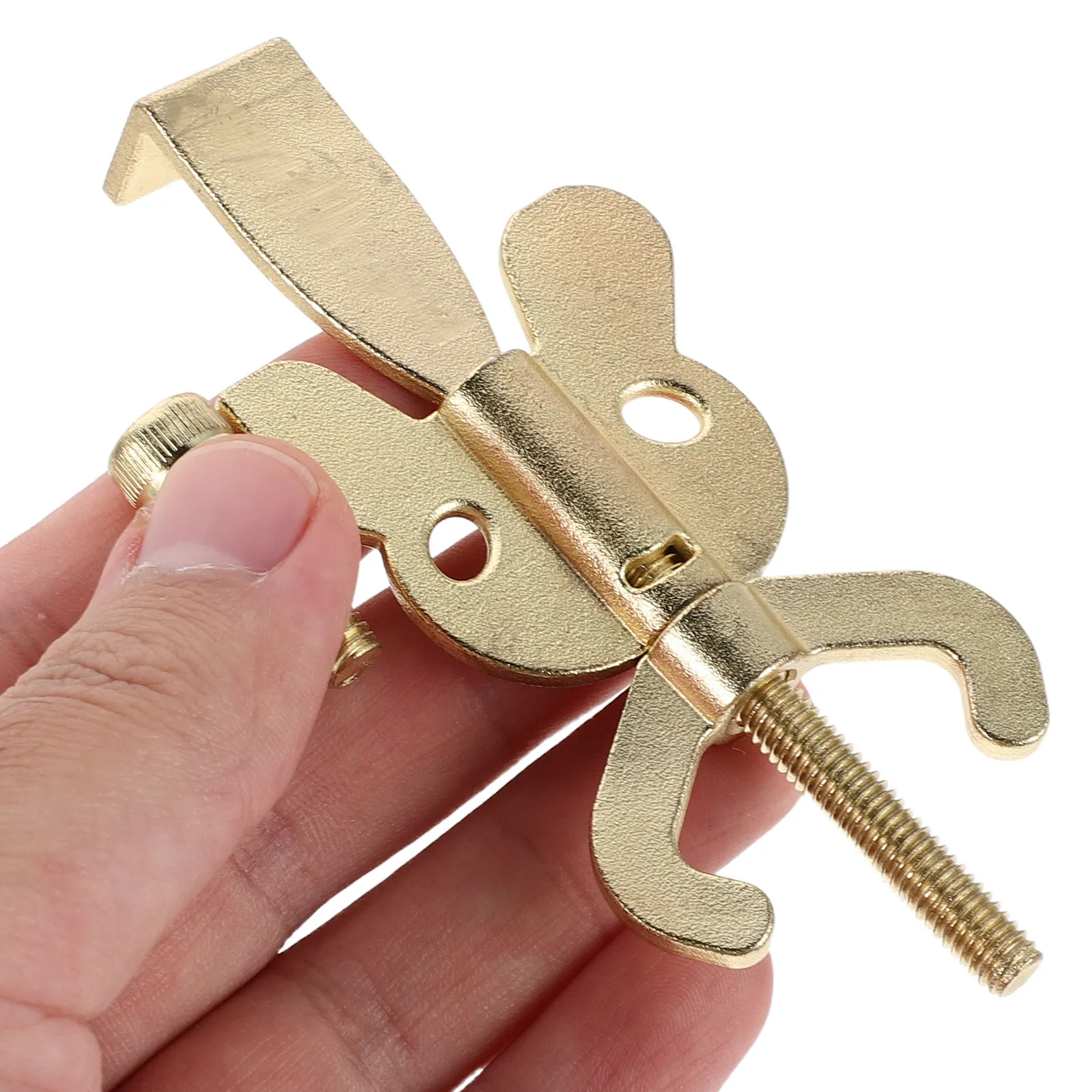 

2Pcs Portable Metal Door Stopper No Drill Hotel Safety Lock Travel Security Door Blocker for Dorm Apartment Room Protection