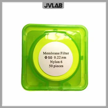 Filtros de membrana microporosa Diámetro de nailon 50 mm Membranas de filtro de micro nailon Tamaño de poro 0,45 um 0,22 um 0,8 um 50 / PK