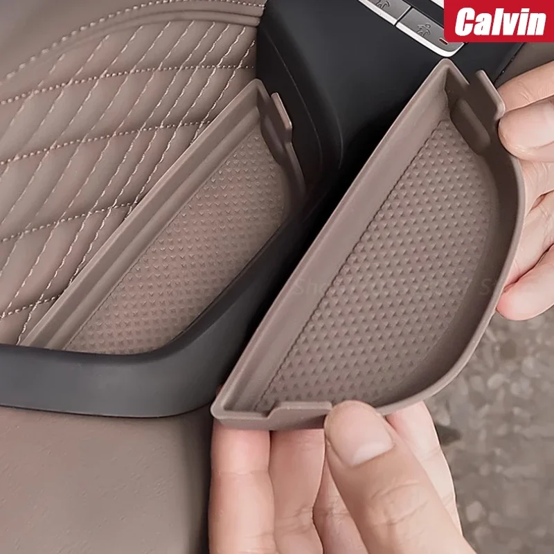 Picture 5: For BYD Han DM-i/EV Door Inner Handle Storage Silicone Pad Armrest Tray Protective Pad Door Storage Box Car Interior Accessories