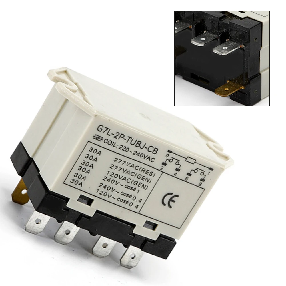 1pc G7L Series Small Electromagnetic Relay For Air Conditioner Heater HVAC Systems Accessories Easy Installation