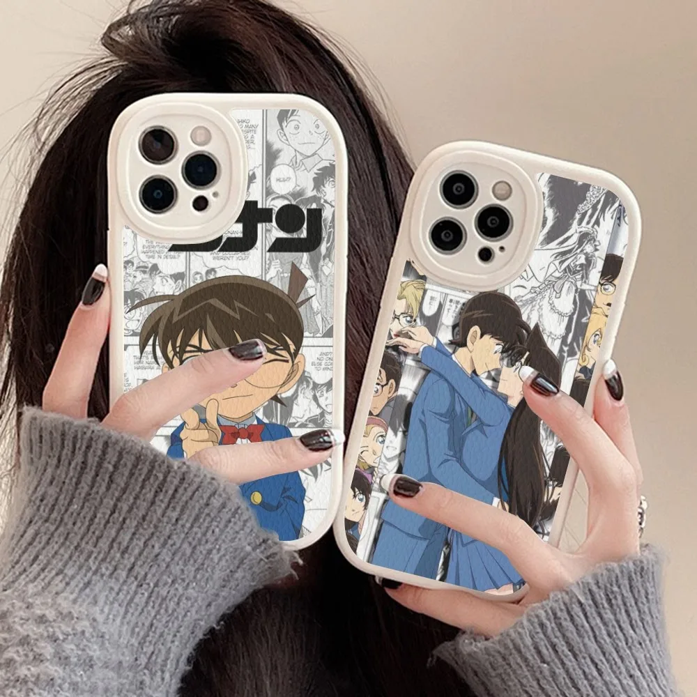 

Bilibili Detective Conan Phone Case Hard Leather For IPhone 14 13 12 Mini 11 14 Pro Max Xs X Xr 7 8 Plus Fundas