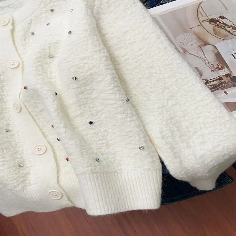 Frische süße süße Langarm Pullover Top Frau Herbst Kawaii Pendeln Outdoor koreanische Version tägliche Freizeit Nische Licht Luxus