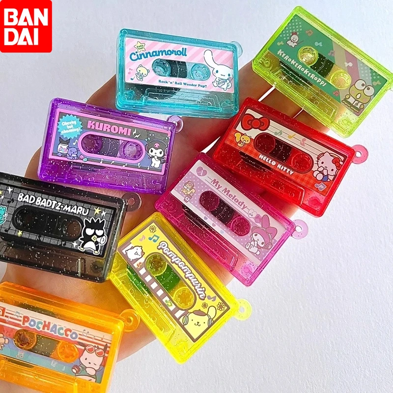 

Bandai Gashapon Sanrio Hello Kitty Kuromi Mymelody Cinnamoroll Purin Pochacco аудио лента кулон экшн-фигурка куклы игрушки подарки