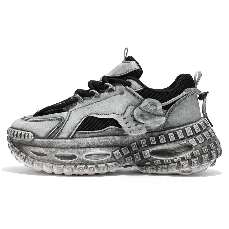 

New Autumn Outdoor Men's Casual Thick Bottom Sneaker Shoes for Men Sports Breathable Mans Popular Loafers Model Male Sneakers