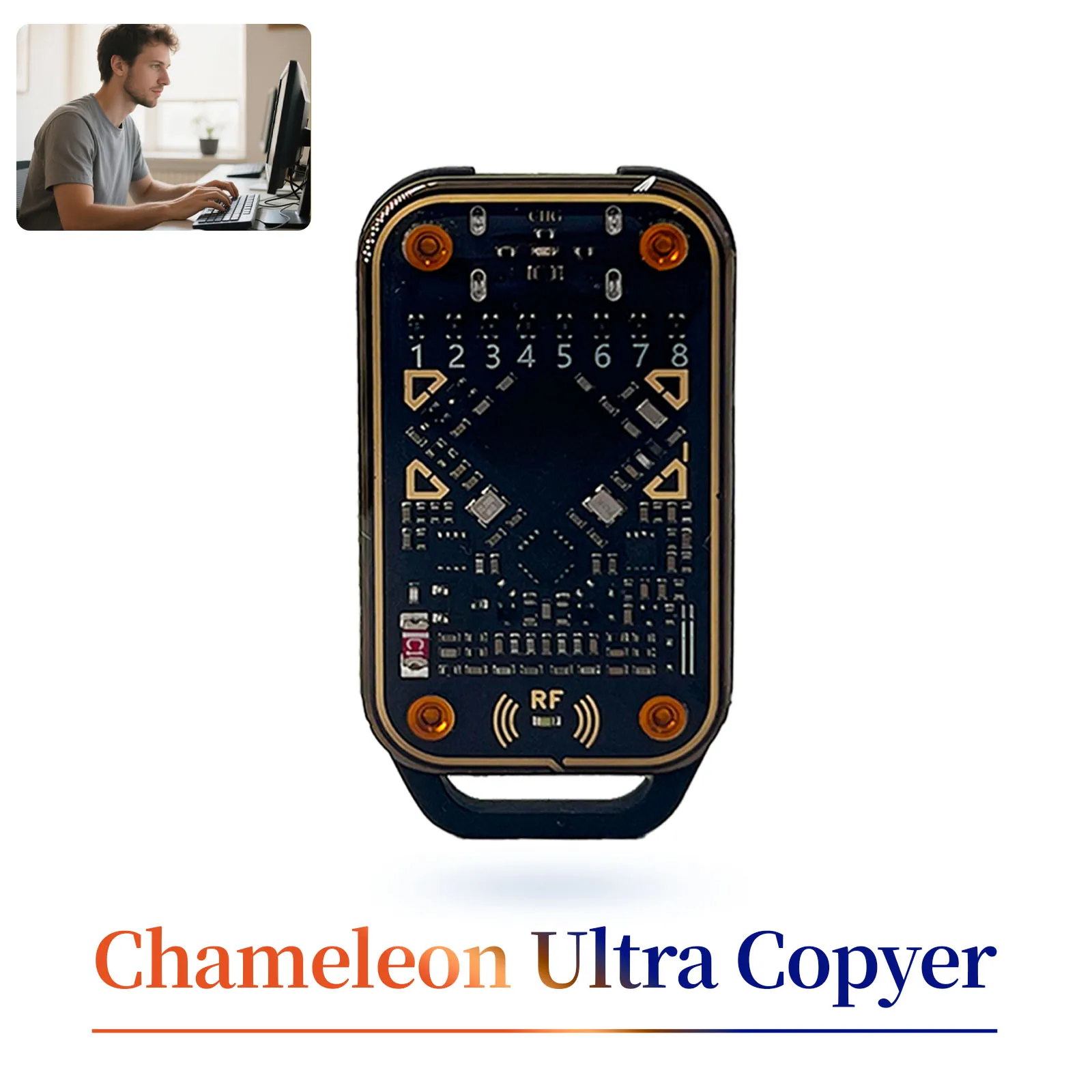 

Chameleon Ultra Contactless Smart Card Emulator ID IC Chip Detection Card TRFID Tag Emulator Compliant With NFC Reading Writer