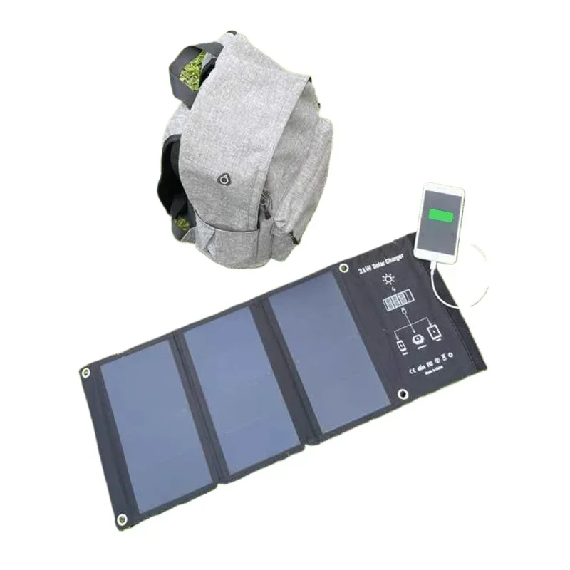 

Outdoor Portable Folding High-power Phone Fast Charging Home Mobile Power Solar Charging Panel