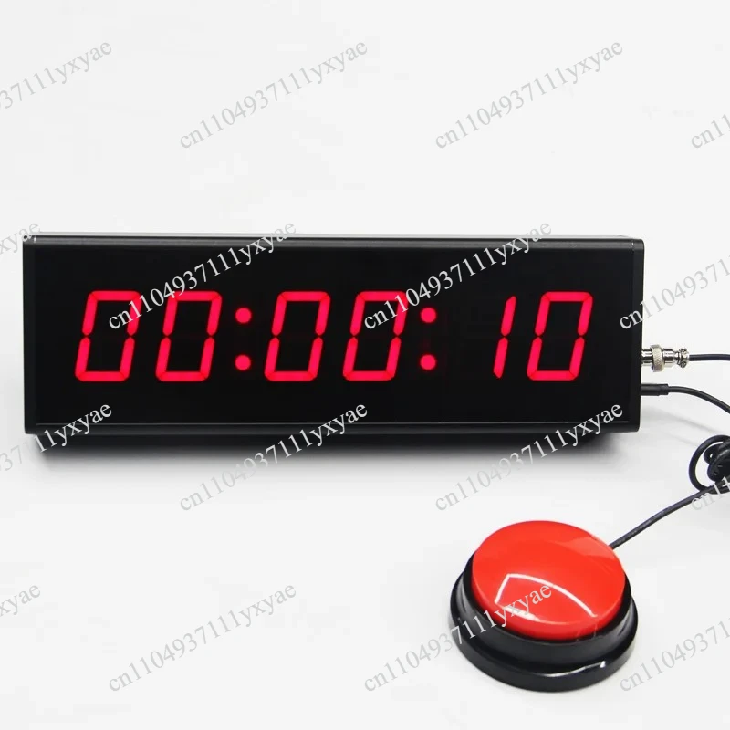 School Quiz Office Programmable Hours Minutes Seconds Light Emitting Diode Countdown Timer with Wired Buttons and Remote Control