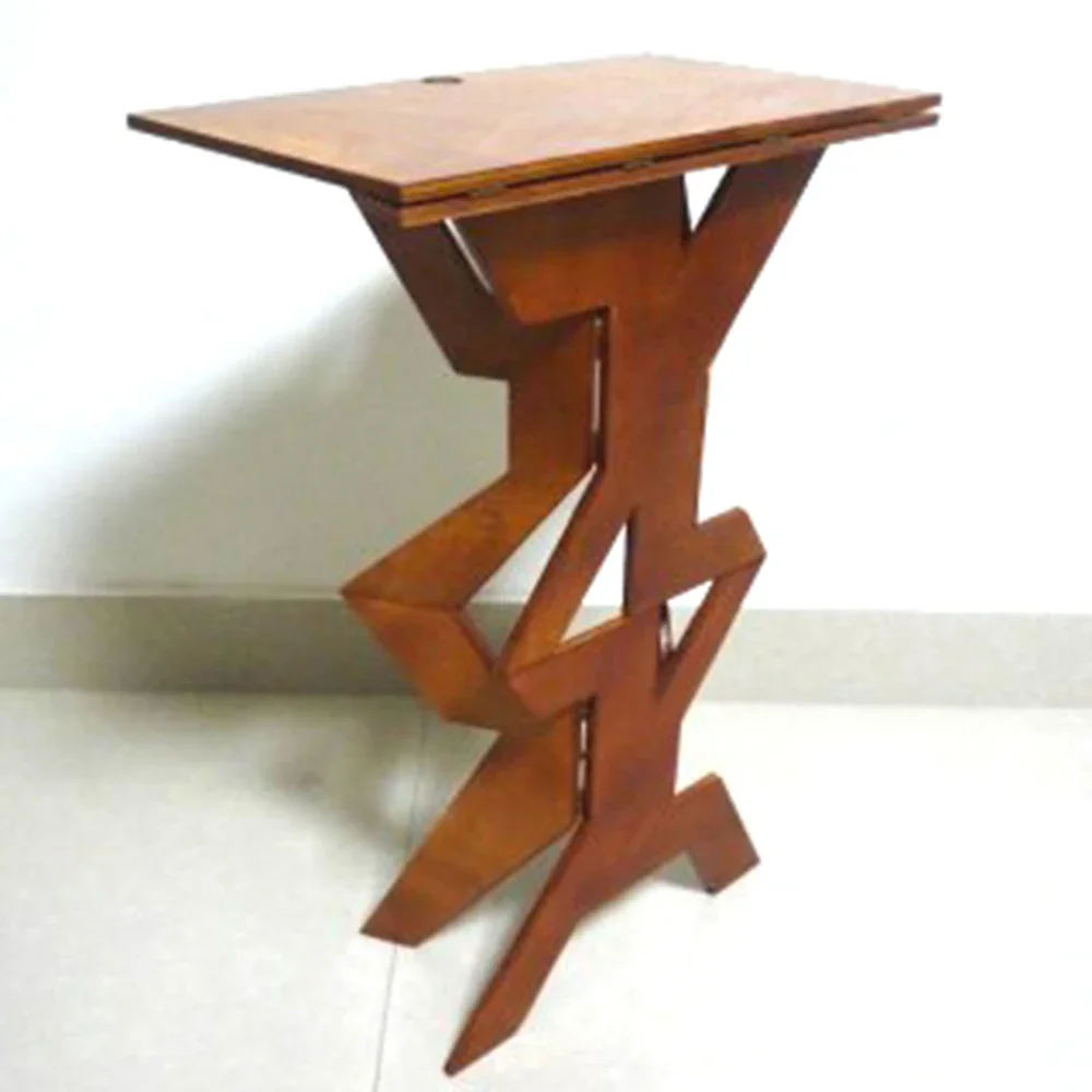 Nouvelle table pliante professionnelle Magia, accessoires pour magicien, spectacle de scène de près, accessoires de magie, table en bois pliable, facile à transporter.