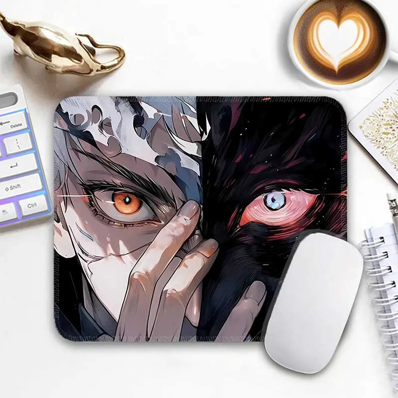 

Anime Satoru Gojo Standard Mouse Pad Jujutsu Kaisen Mouse Mat Small Gaming Mousepad Travel Mouse Mat Non-Slip Office Mousemat