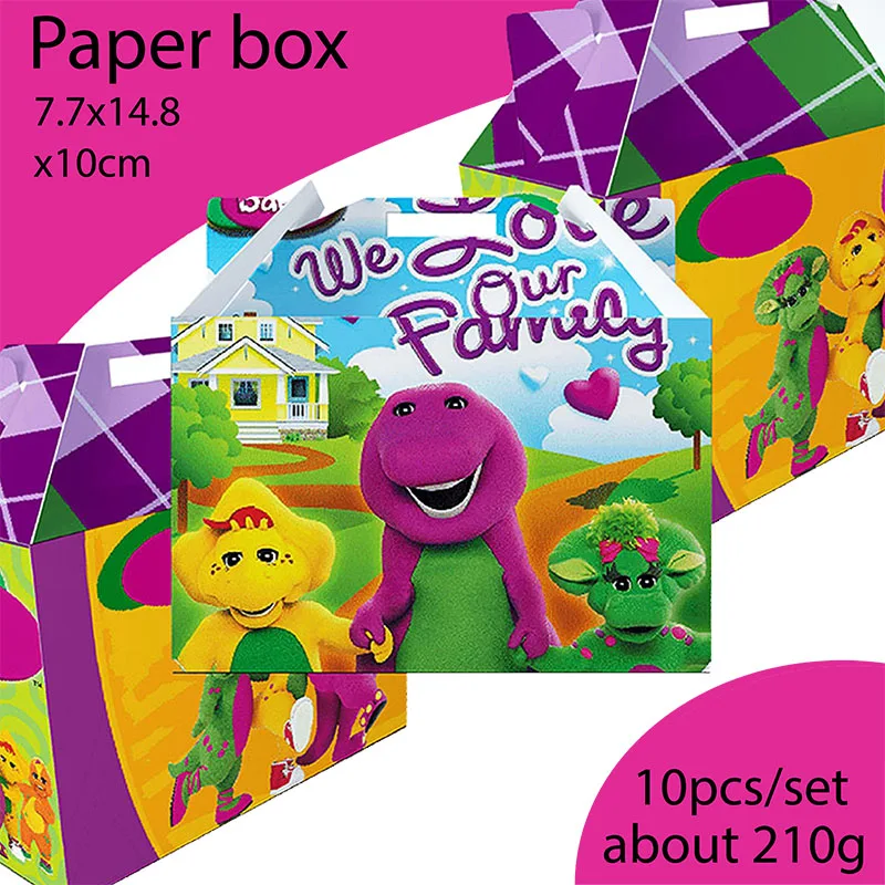 Barney's Great Adventure suministros para fiestas decoraciones niños cumpleaños vajilla desechable mantel tazas plato fiesta tema favores