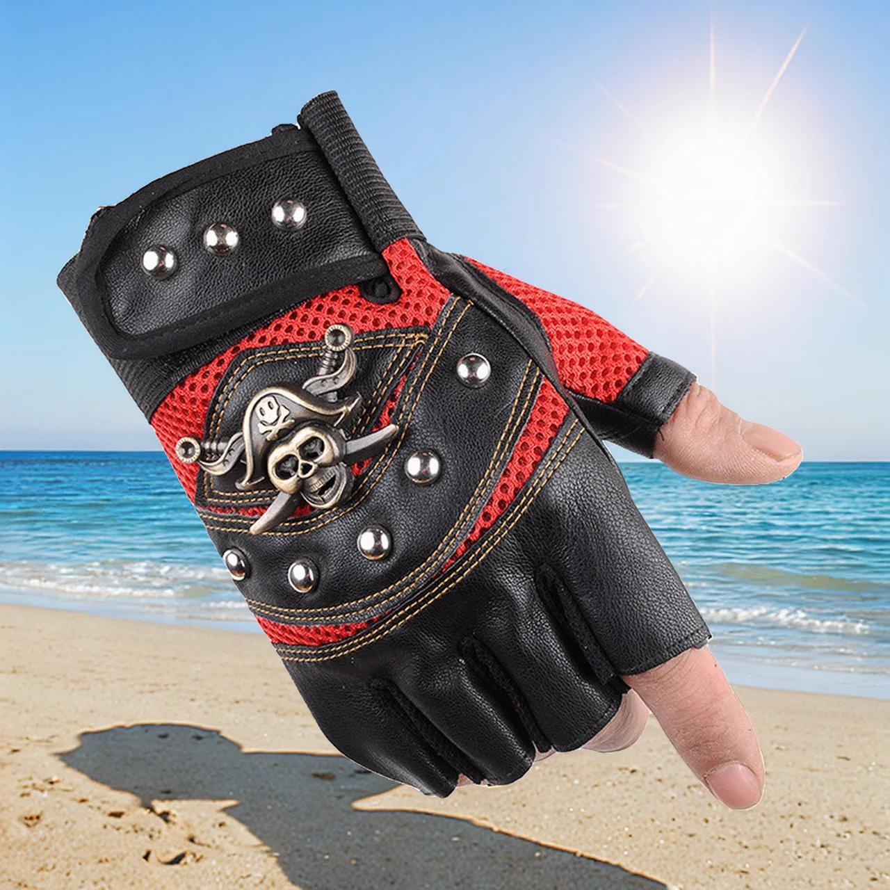 

Touchscreen Waterproof Windproof Road Mesh Finger Bike Mountain Finger Full Cycling Breathable Half Anti-Slip Gloves Biking
