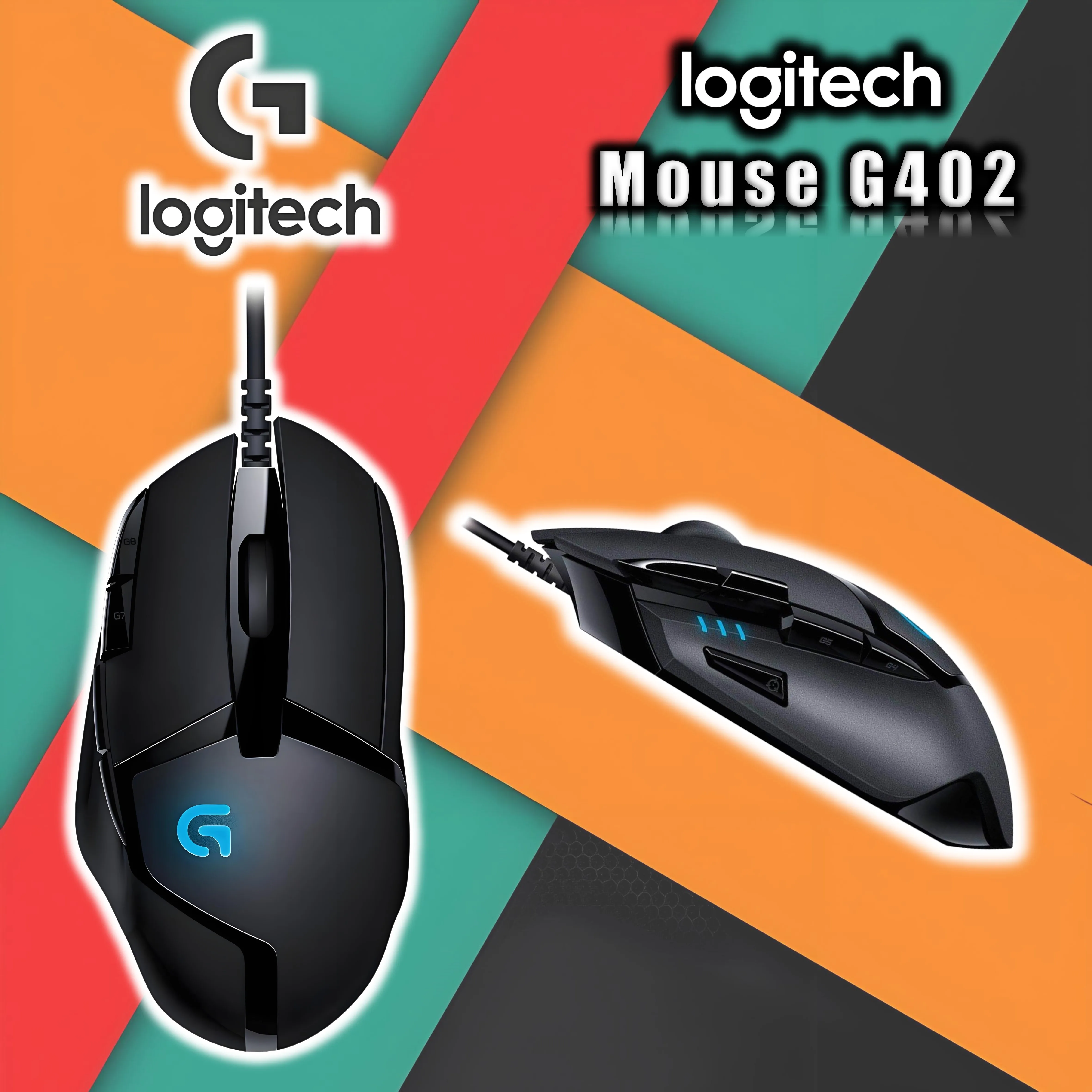 

Logitech G402 Mouse for Gaming Wired Mouse Professional - Macro Programmable, Compatible with Desktop & Laptop