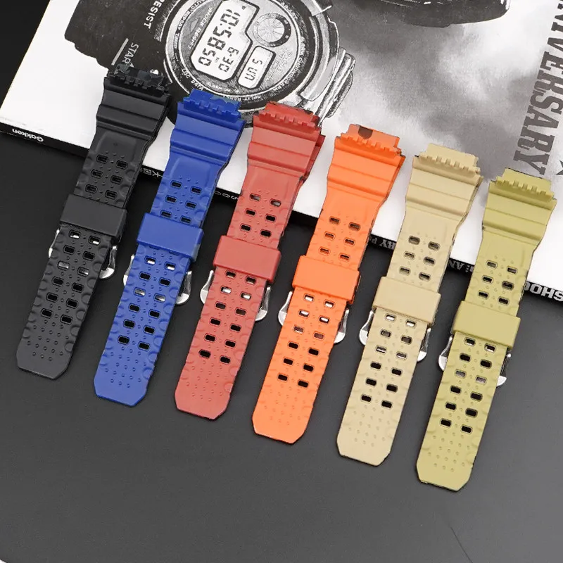 Strap for Casio G-SHOCK RANGEMAN GW-9400 GW9300 Camouflage Resin Rubber TPU Band Men Sport Waterproof Bracelet Watch Accessories