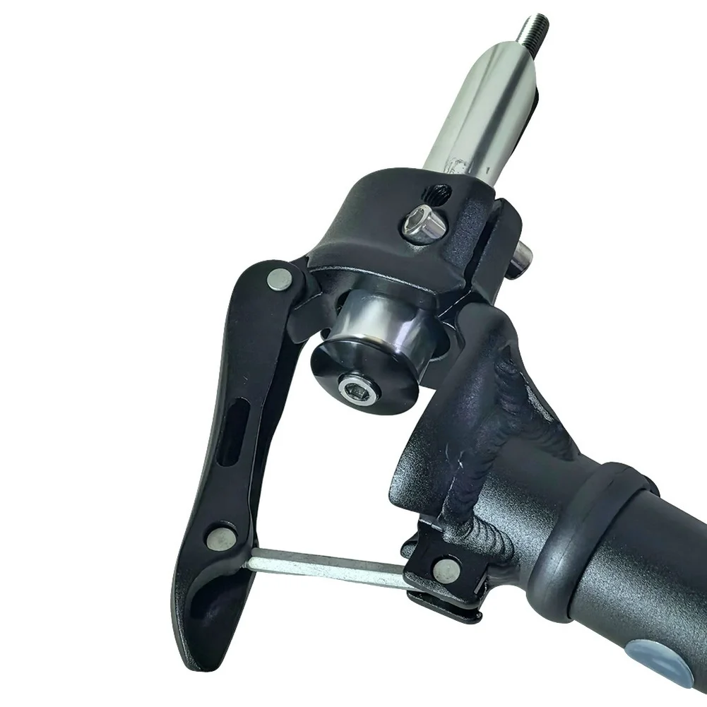 

Foldable Bike Vertical Stem -Adjustable Retractable Quick-Release Head Tube With Core Left-Fold Without Thread 22.2/25.4mm Size