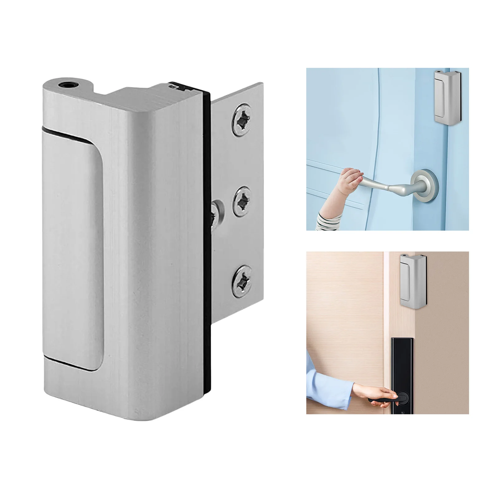 

Door Lock Latch Device Reinforcement Withstand 800 for Office Metal Door Childproof Open