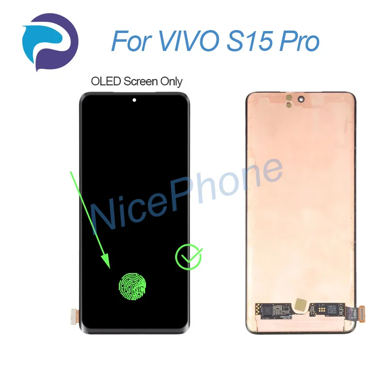 for VIVO S15 Pro LCD Screen + Touch Digitizer Display 2376*1080 V2207A For VIVO S15 Pro LCD Screen Display