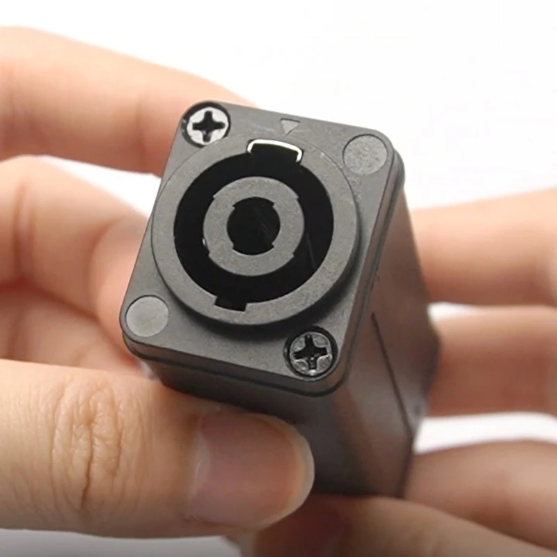 

NL4FC 4Pin Female To Female Auditory Coupler Adapter Secure NL4MM For Professional Speakers And Amplifier Connection