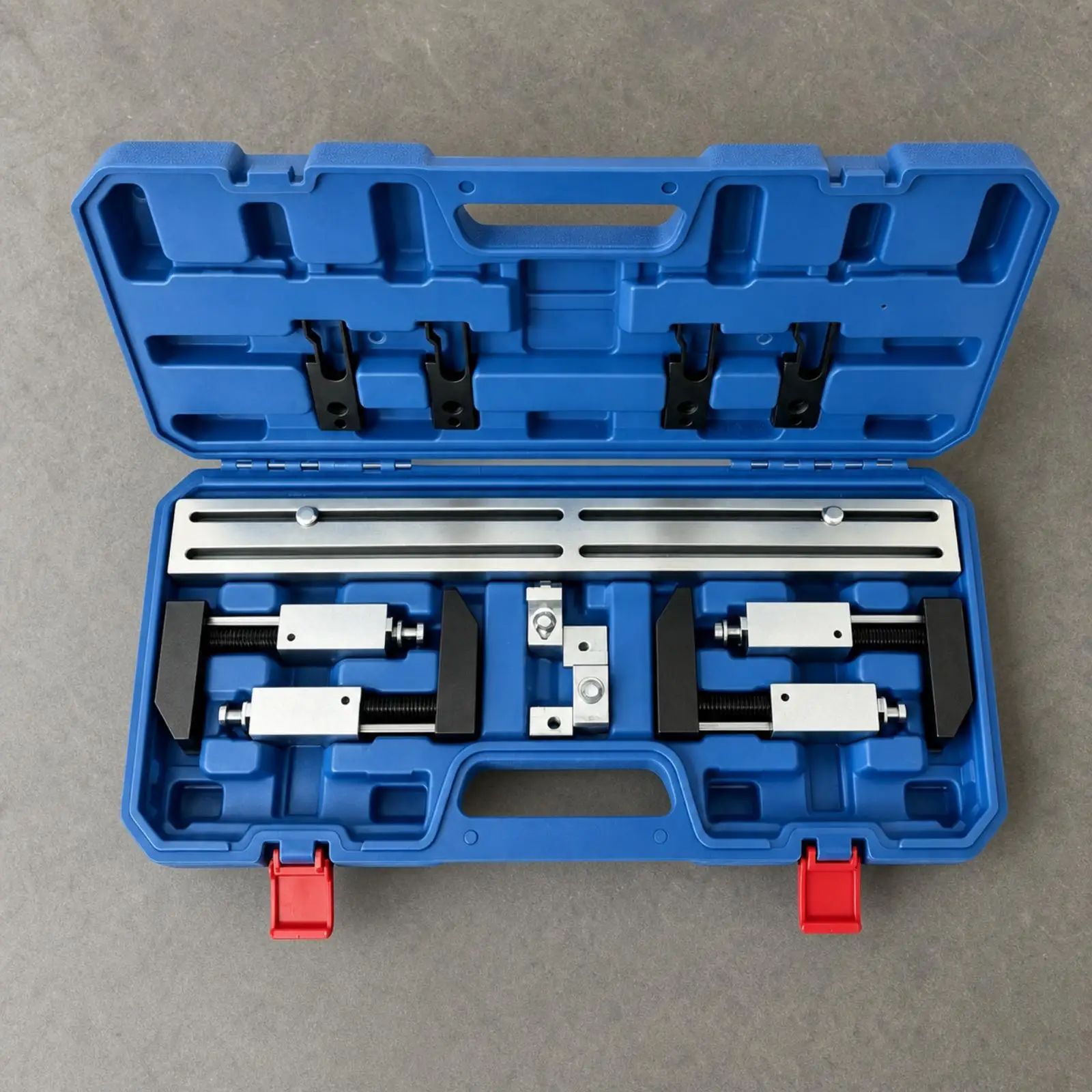Engine Valve Rocker Arm Disassembly Kit with Slotted Guide Rail for Intake Exhaust Gate Repair on Compatible Engines