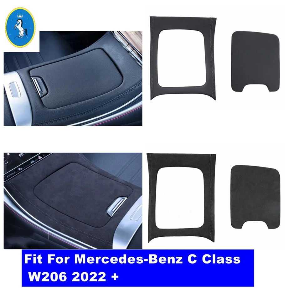 

Auto Central Console Seat Armrest Box Cover Trim Protective For Mercedes-Benz C Class W206 2022 2023 2024 Interior Accessories