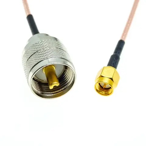 RG316 SMA-hane till UHF PL259-hanekontakt PL-259 50-ohm crimpkontakt Parti RF-koaxialförlängning Koaxialkabel Jumper Pigtail 12 best sales pl 259 - №7