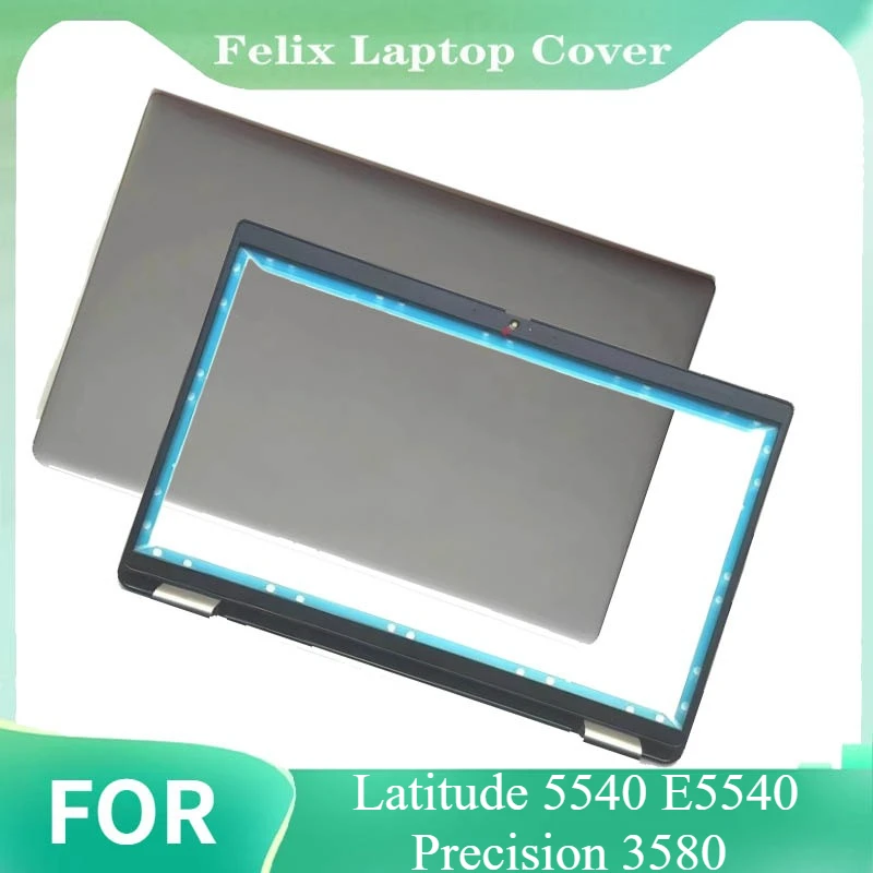 

Новый верхний корпус для ноутбука с ЖК-дисплеем для Latitude 5540 E5540 Precision 3580, задняя крышка ЖК-дисплея 0MYJK5 MYJK5/передняя рамка 0111PX