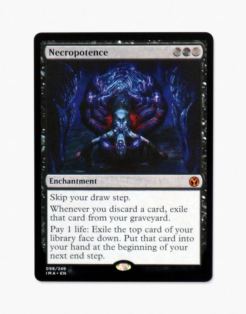 Necropotence-ホロフォイルマジックカード,TCG,ボードゲーム,トレーディングカード,品質,プロキシ