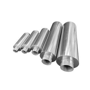 Silencieux en acier inoxydable de G1-G2 pouces, pour souffleur d'anneau d'air, pompe à vide de routeur CNC