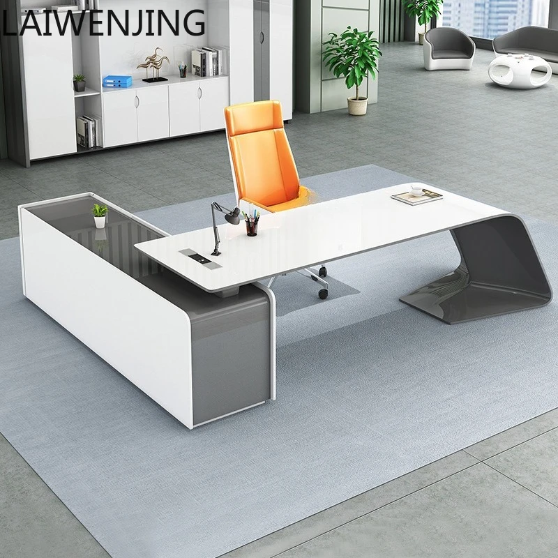 

MJY paint boss desk office desk fashion atmosphere desk large