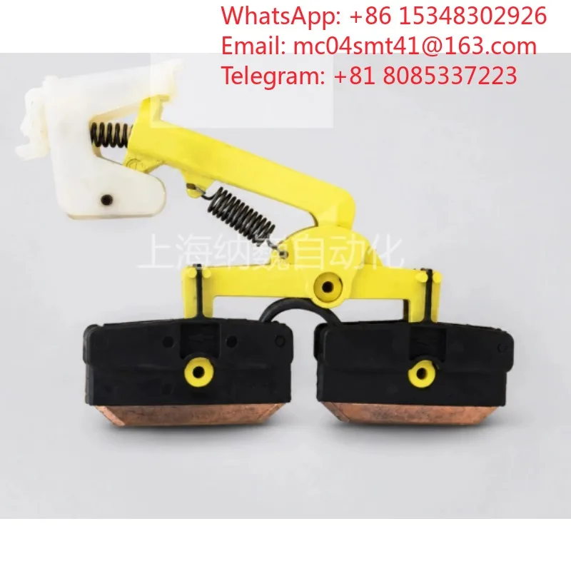 081509‑01415 Spring‑Loaded Current Collector Carbon Brush Head Wear‑Resistant Copper‑Graphite Contact Shoe