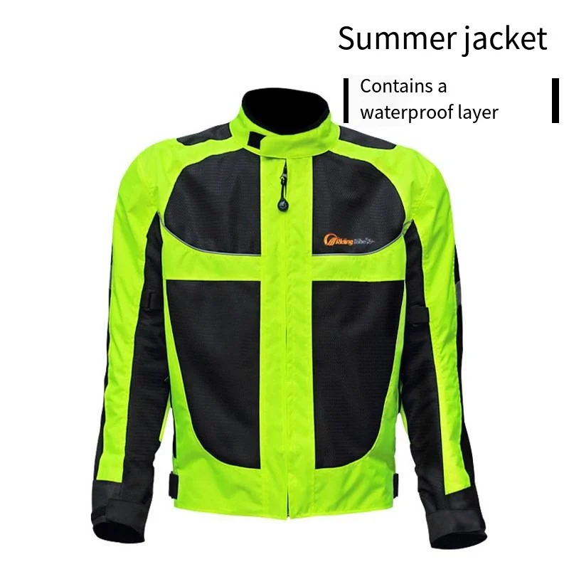 

Summer Waterproof War God Motorcycle Suit, Strong Man Reflective Breathable Motorcycle Riding Suit 2025