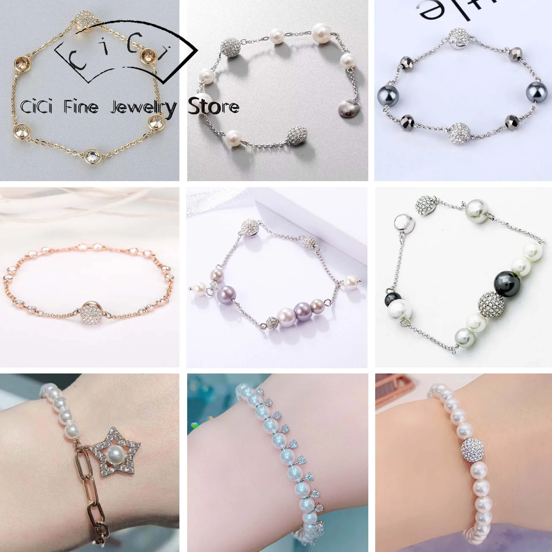 سوار كريستال مثالي جديد لعام 2025 مع مشبك مغناطيسي غير مرئي تصميم بسيط وساحر للنساء سوار خرز مستدير