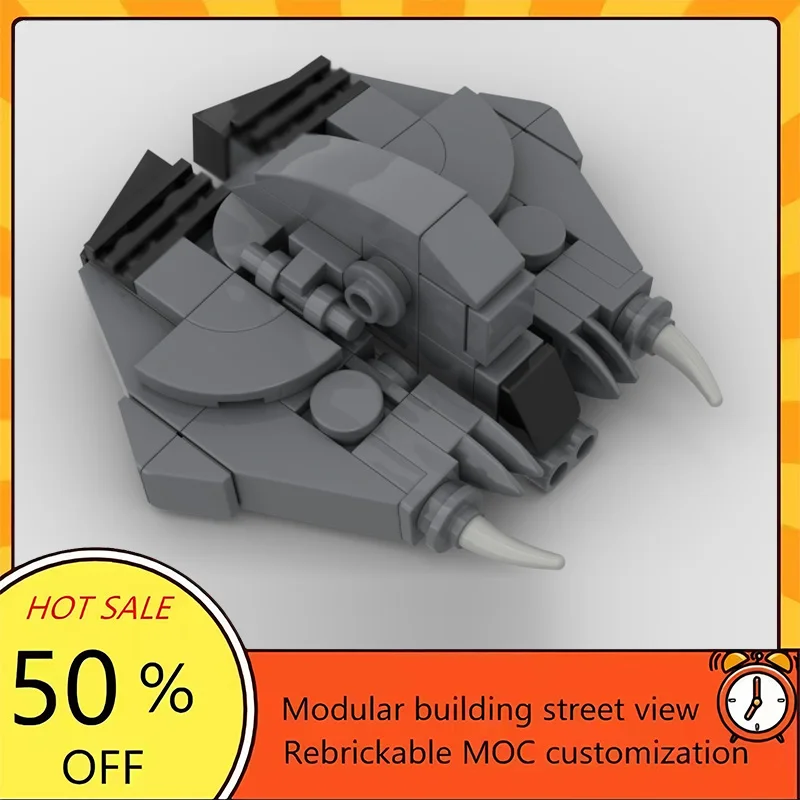 

Набор из 64 деталей: популярная модель истребителя из фильма «Звездные войны», конструктор MOC, модульные технологичные блоки, подарок на праздник, игрушка для сборки, детский набор