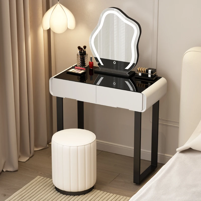 

Storage European Dressing Table Desgin Minimalist Women Modern Vanity Table Service Cosmetics Mesa De Maquillaje Home Furniture
