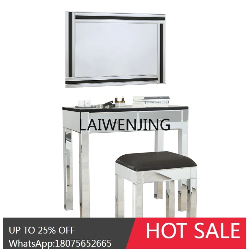 

mirror dresser glass European furniture modern simple Korean white new