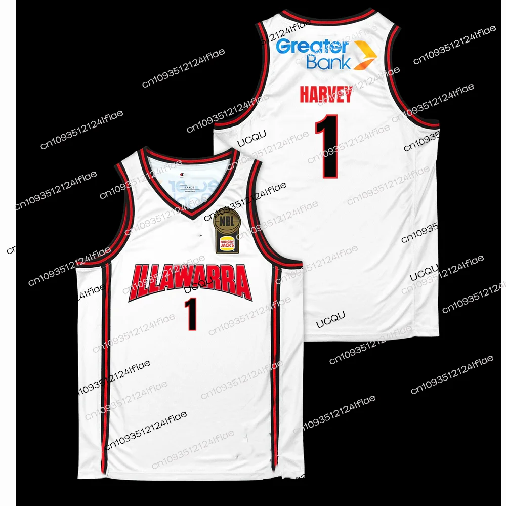 Illawarra Hawks 25/26 كرة السلة الرئيسية جيرسي 2025 الأسترالية الكبار كرة السلة للرجال سريعة الجافة سترة رياضية مروحة مجموعة خاصة #3