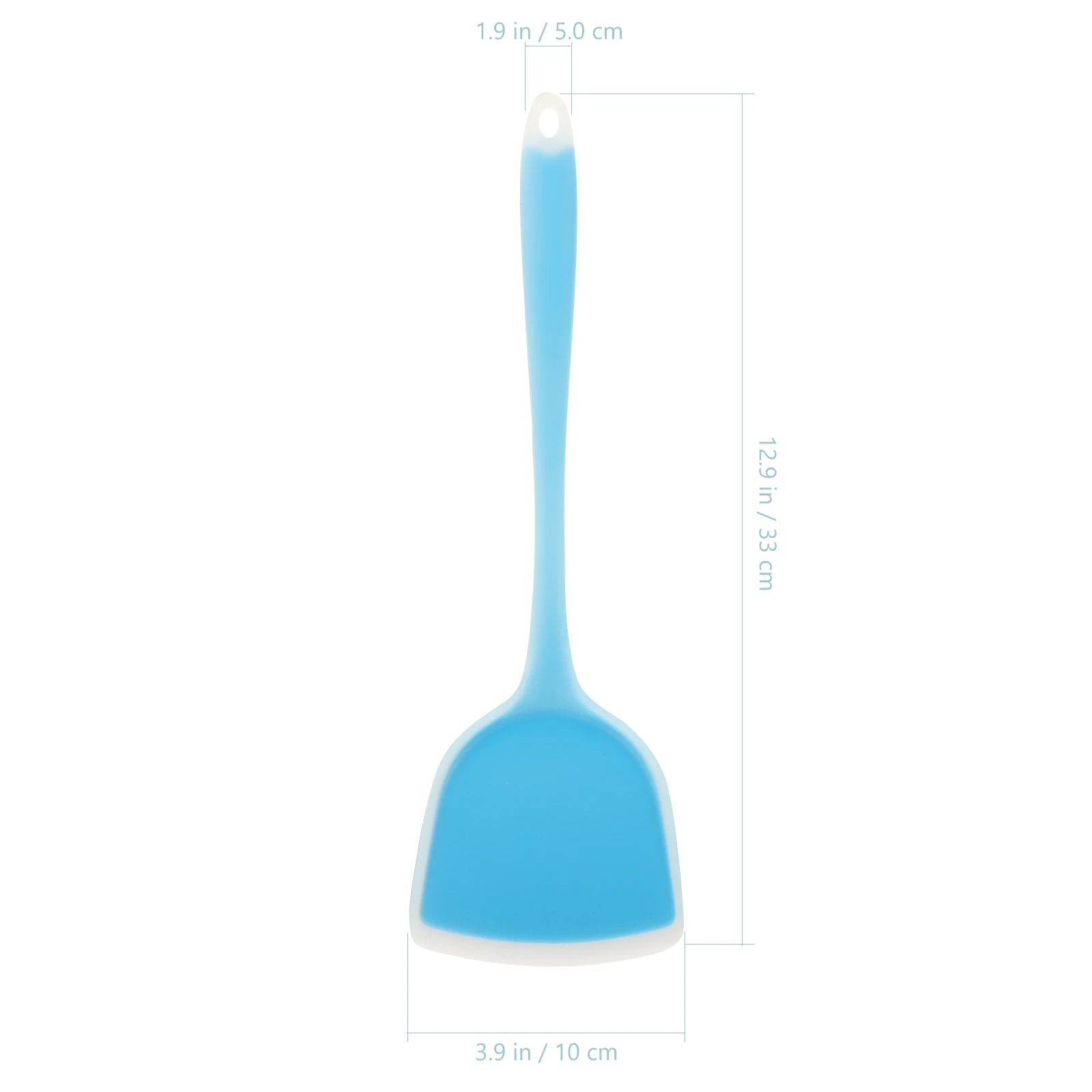 

2 Pcs Heat Proof Spatula Silicone Set Skillet Multifunction Kitchen Portable Non