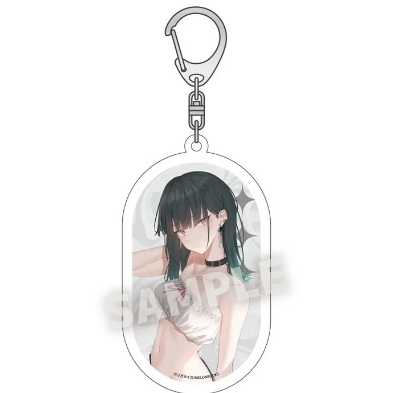 Melon Collection 6CM Acrylic Keychain Pendant Bag Car Keychain Cell phone Pendant present Friend Festivals Gifts