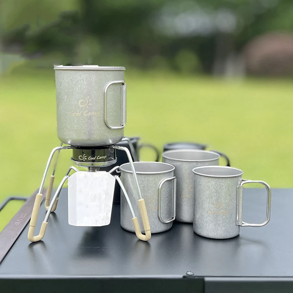 

Набор из 4 ультралегких походных кружек из нержавеющей стали 304 для кемпинга и туризма, портативные походные чашки