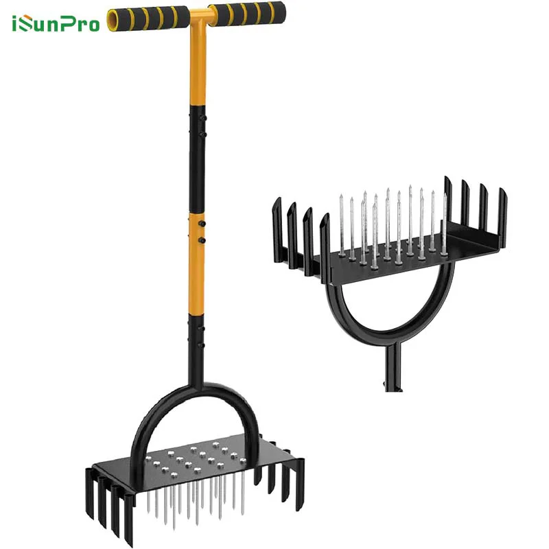 

Suitable forCross-border new hot-selling lawn puncher, standing garden soil turning, soil loosening tool, soil loosening nail, s