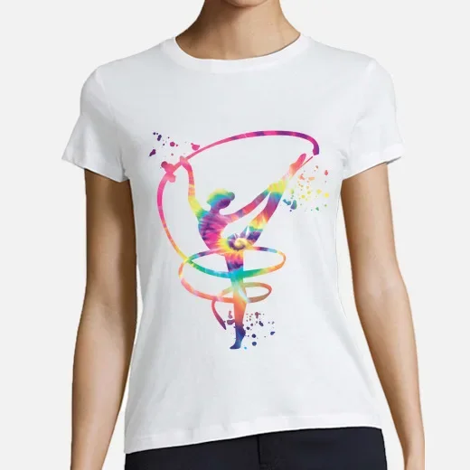 Boys T-shirt Girls Kids Rhythmic Gymnastics Printed T-shirt Modal Clothing Short Sleeves Boys Clothes