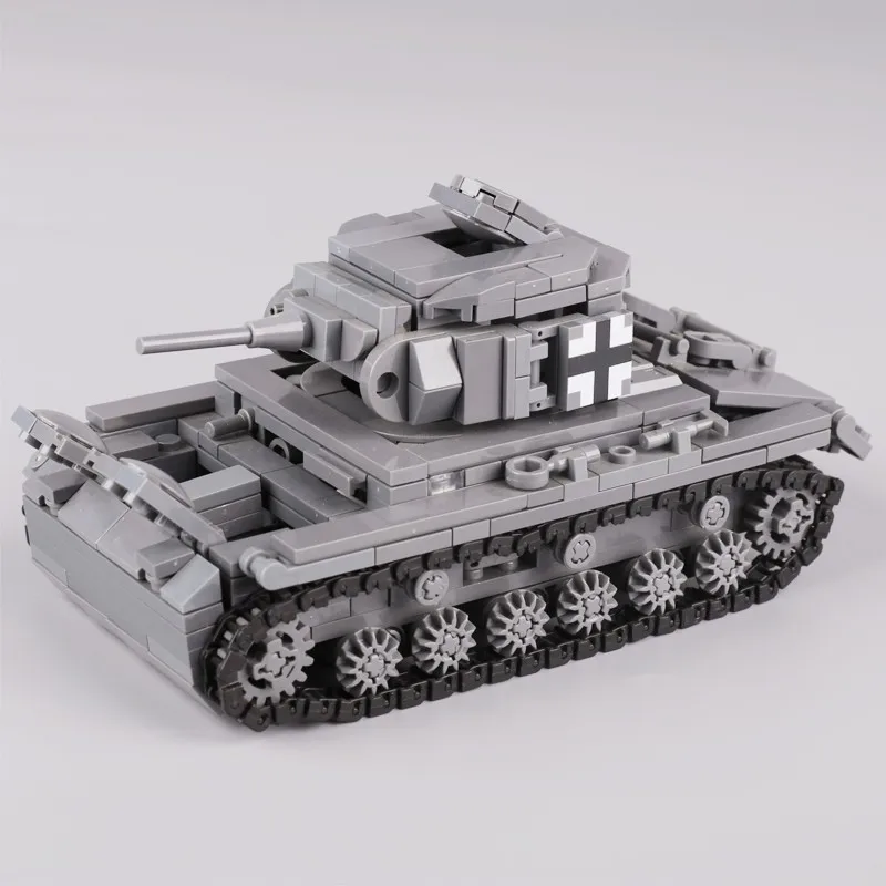 

Mini Action Figure Accessory ABT German Armored Battle Tank Building Blocks Toys