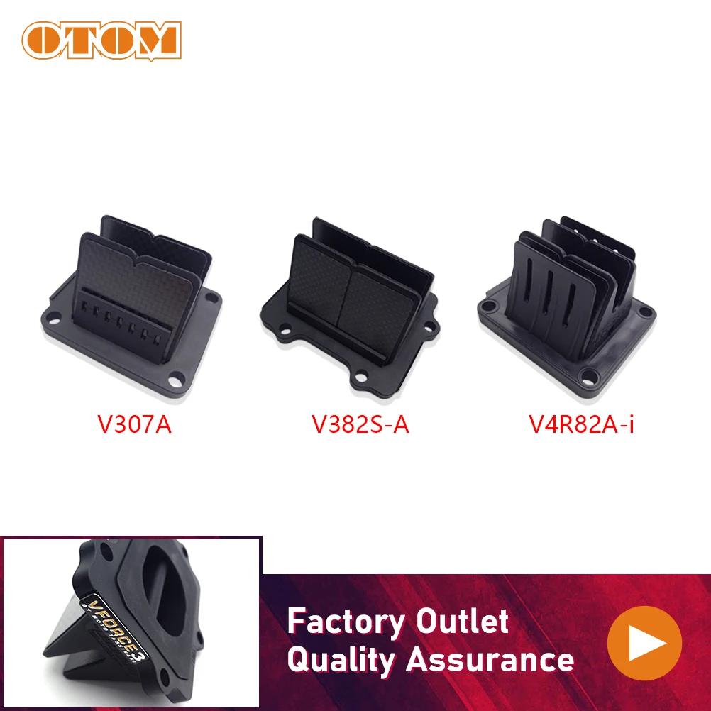 OTOM Motocycle Carbon Fiber Reed Valve VFORCE 4R MOTOTASSINARI For YAMAHA YZ85 YZ250 YZ250X SUZUKI RM250 ATV V-Force Reeds Block
