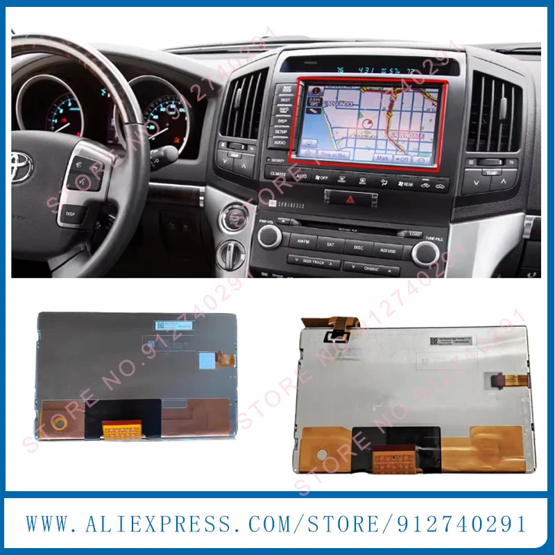 

8-дюймовый ЖК-дисплей с сенсорной панелью LTA080B922F для Lexus 570, Toyota Land Cruiser, замена ЖК-дисплея для автомобильной GPS-навигации