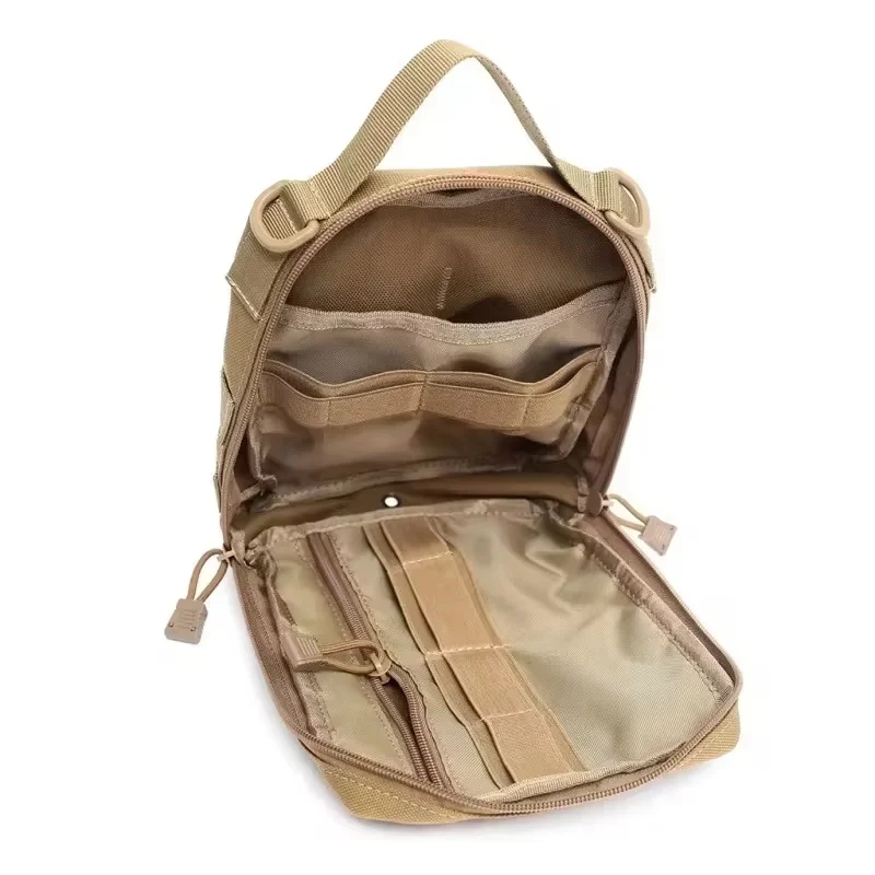 Tactical Outdoor Medical Gear Bag with Molle Straps for Hunting, Camping, and Survival Equipment Storage - view 4