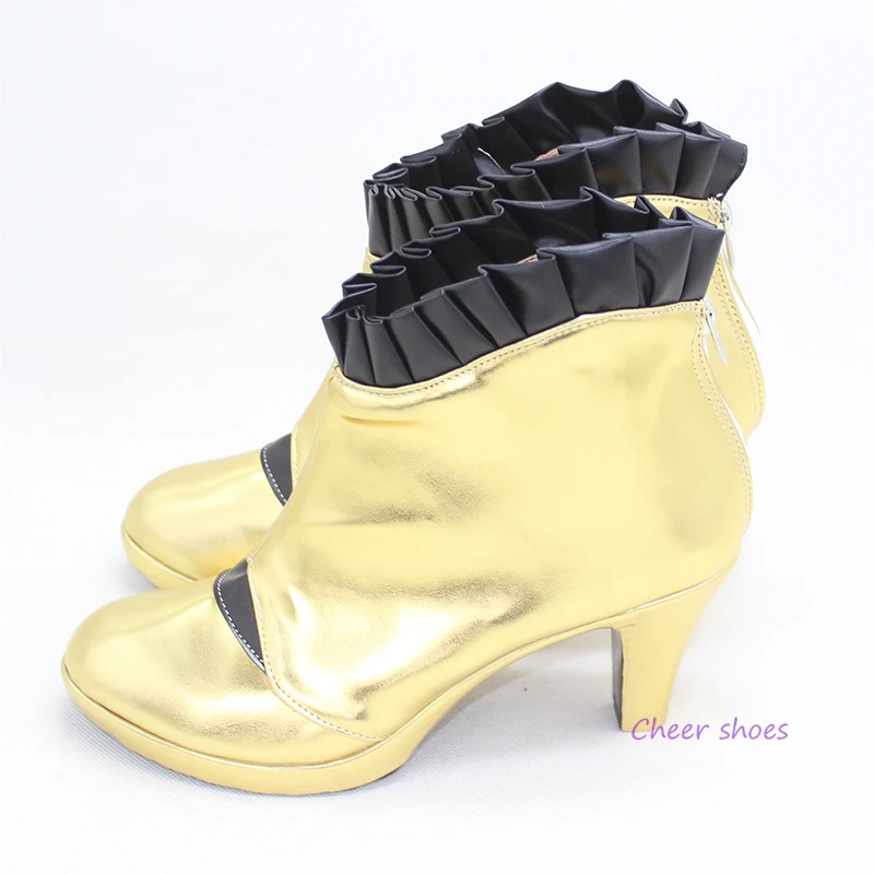 Zapatos de Cosplay de Anime Fate Grand Order para mujer, zapatos de Halloween, disfraz de jinete, Prop Rider, botas de tacón alto