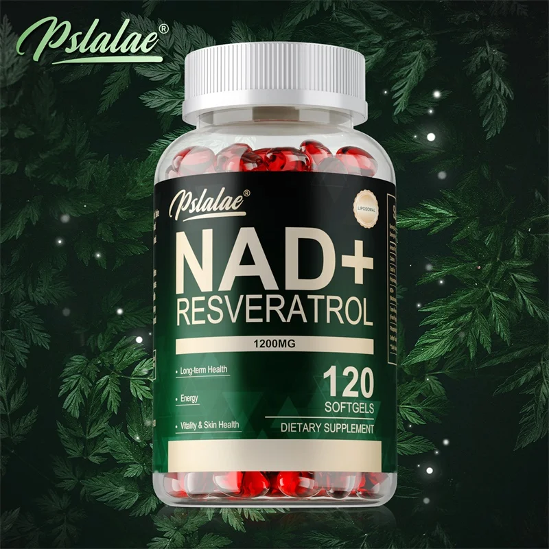 NAD+ Resveratrol -  Antioxidant, Supports Skin Health, Enhances Cellular Energy, Maintains Vitality, Healthy Aging