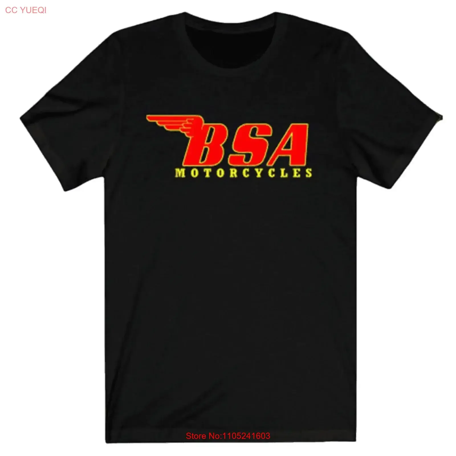 BSA Motorcycles Logo Symbol British Classic Retro Men's T Shirt Size S to 5XL vintage Washed Versatile Slightly Stylish