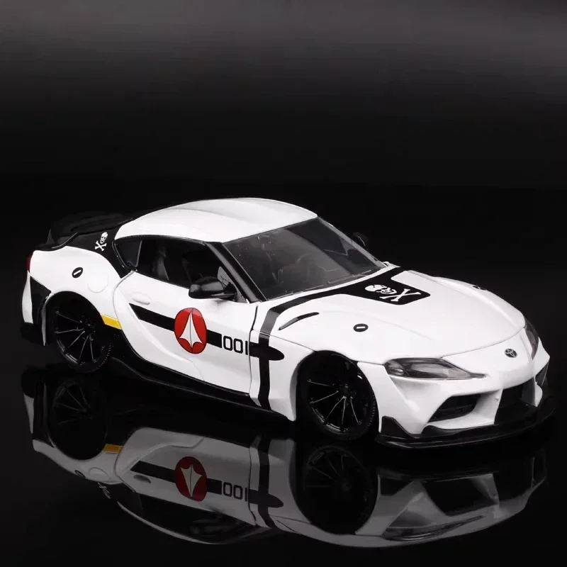 سيارة Jada-Toyota GR SUPRA عالية المحاكاة دييكاست ، نموذج سبيكة معدنية ، ألعاب أطفال ، مجموعة هدايا ،